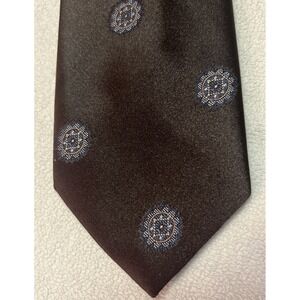 Vintage 70s Brown Envoy‎ Men's Tie 56" Necktie